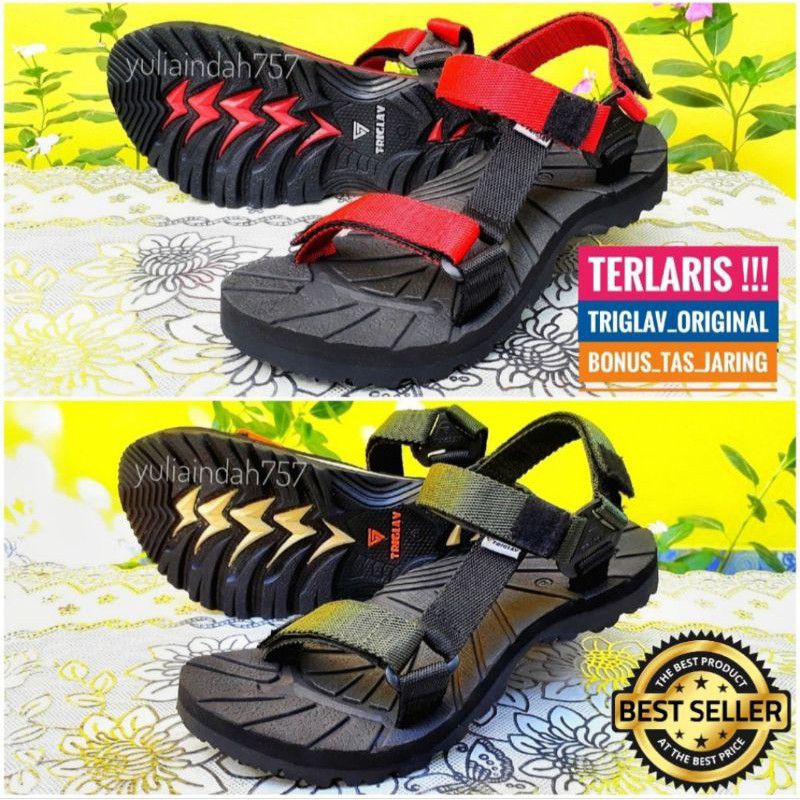 Sandal Gunung Pria Triglav Original Sendal Selop Sandal Gunung Top