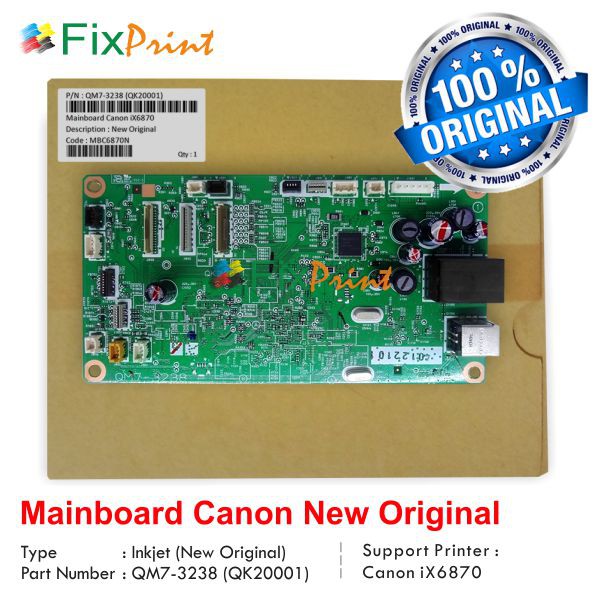 Mainboard Canon iX6870 New, Logic Board Canon iX 6870 (QM7-3238-000)