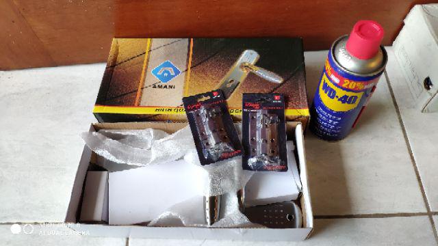 Grendel Stainless Steel 2” . Grendel Pintu Grendel Jendela Stainless . Size 5 Cm. Slot Pintu Jendela