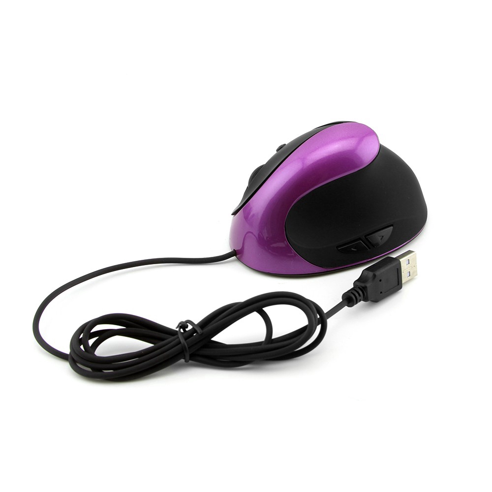 Chyi Wired Vertical Mouse Mouse Mouse Mouse Ergonomis Gaming DPI Adjustable 800-1200-1600 Mouse