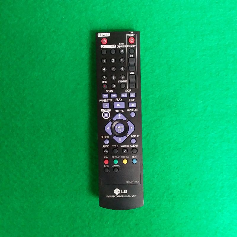 REMOTE DVD RECORDER LG AKB73155301 ORIGINAL