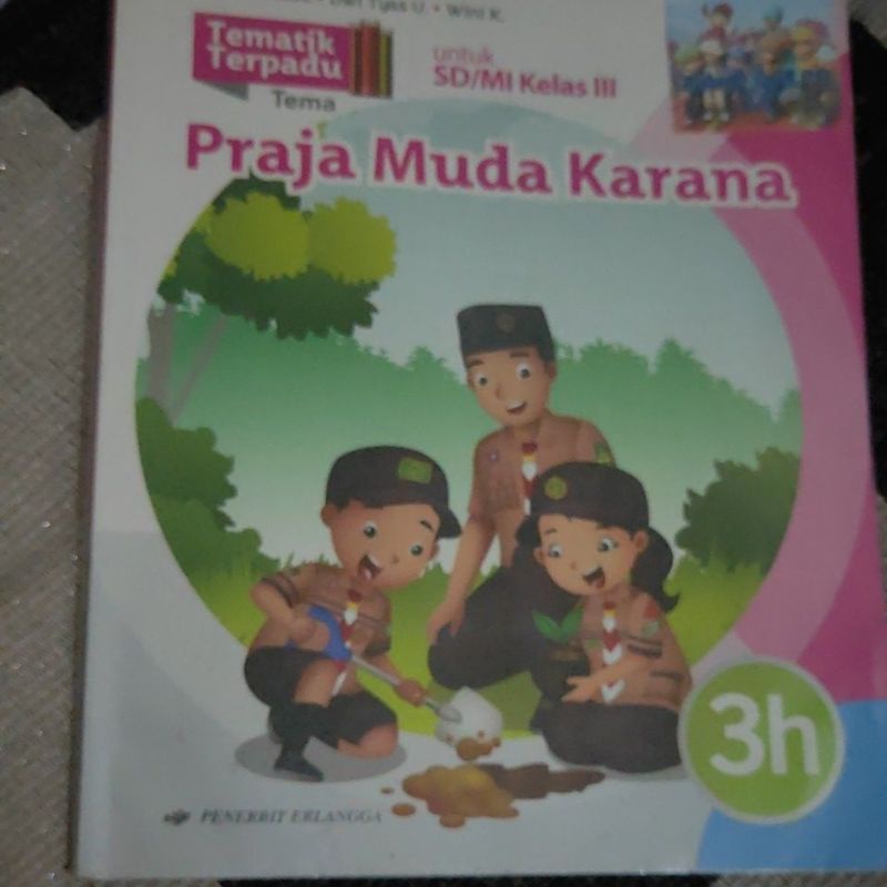 Buku Bekas Tematik kelas 3 Erlangga