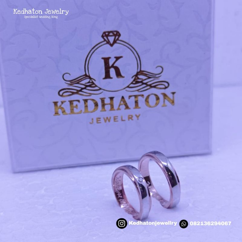 Wedding ring promo( emas +platinum)