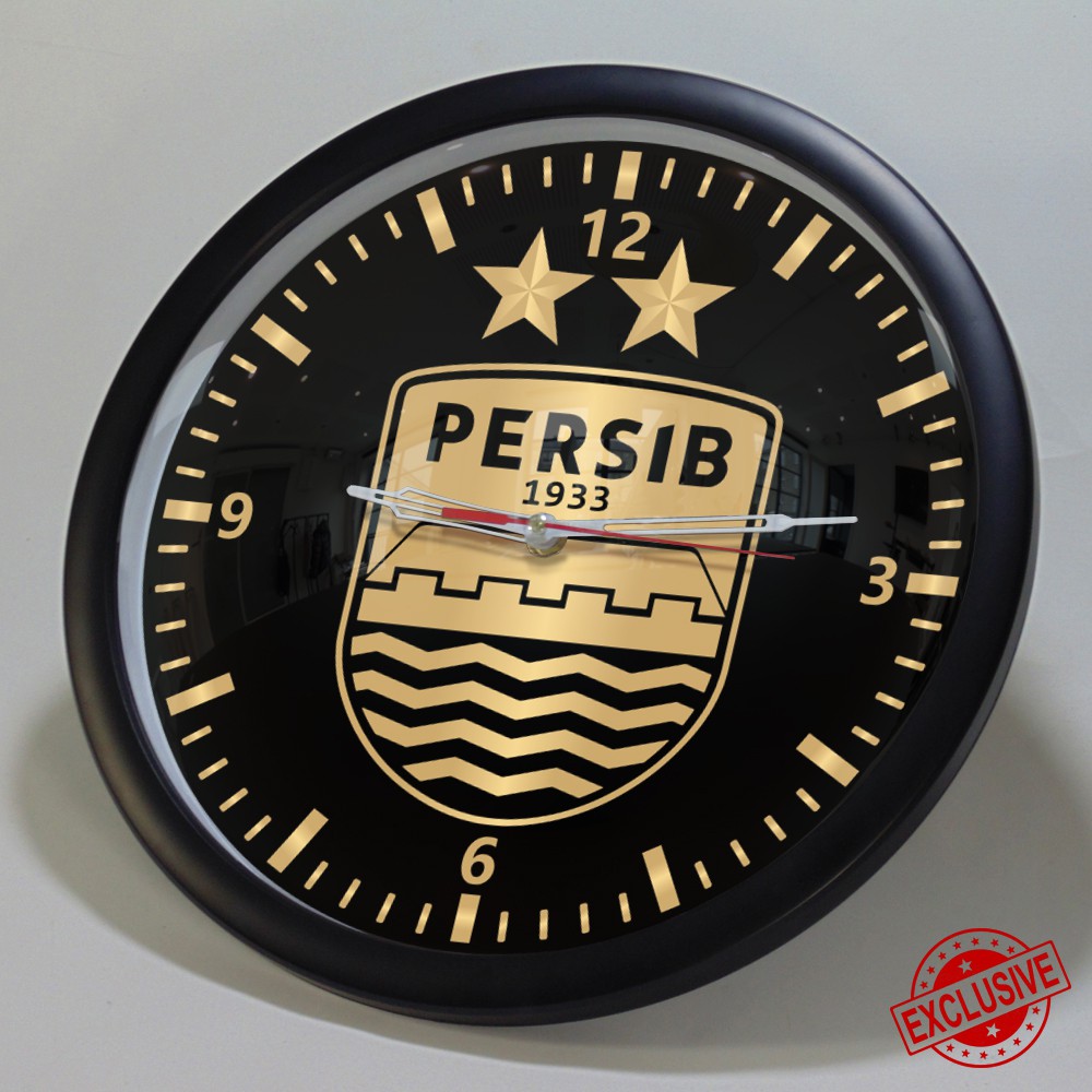 (ISTIMEWA &amp; BAGUS) JAM DINDING PERSIB GOLD - LIMITED EDITION