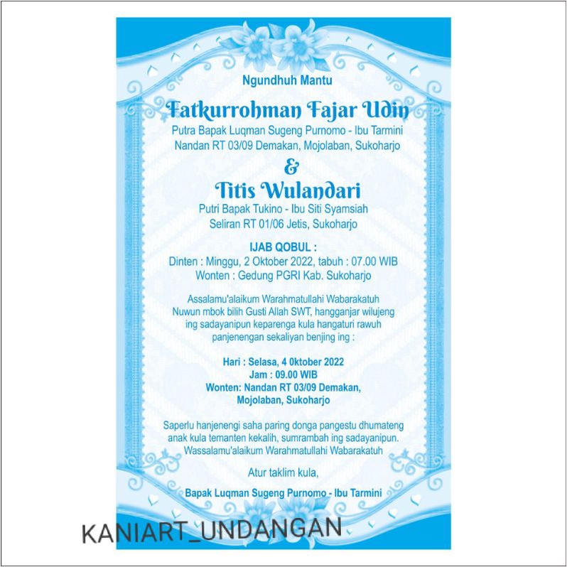 Jual Undangan Nasi Kotak, Undangan punjungan,Undangan besek,Ijoan, Icip