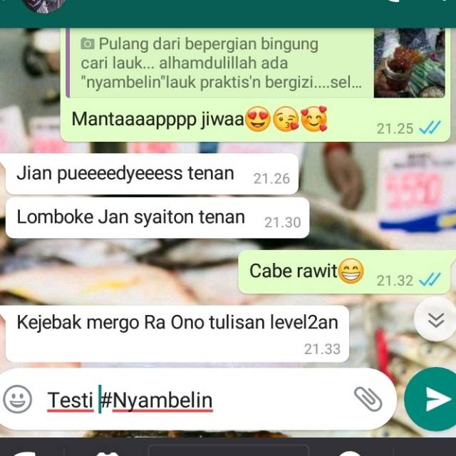

SAMBAL TUNA dari Sambel Nyambelin Homemade Lezat Bergizi