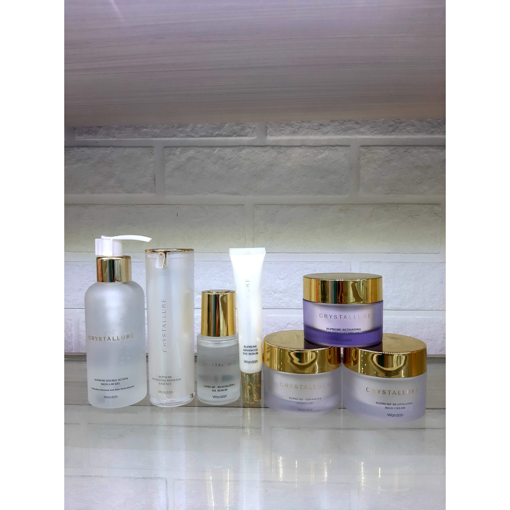Paket Lengkap Skincare Premium Wardah Crystallure