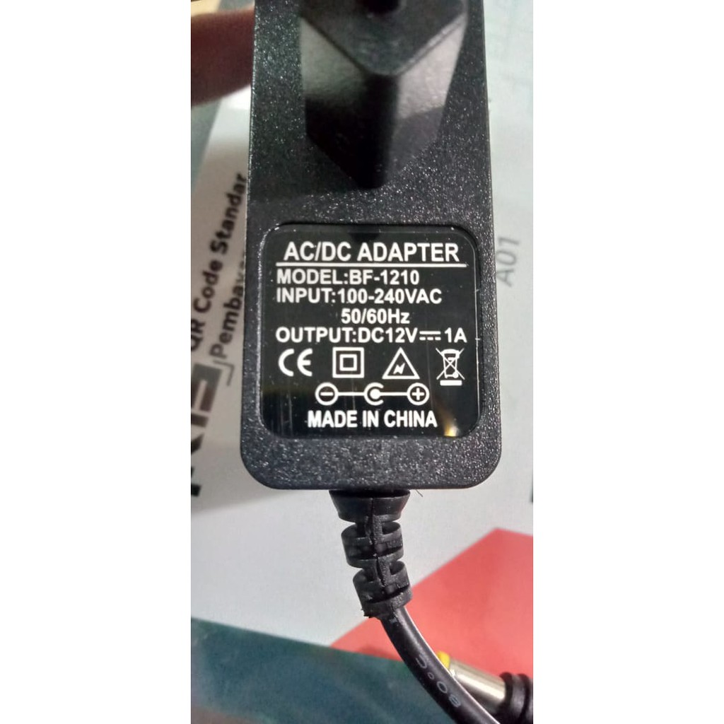 Adaptor 12V 1A Power Supply DC Arduino 5.5 2.1MM