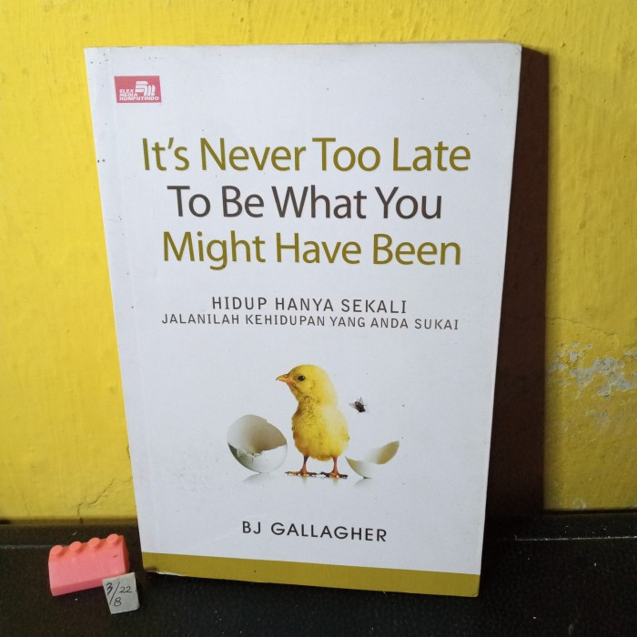 its never too late hidup hanya sekali jalani hidup yang anda suka 240H