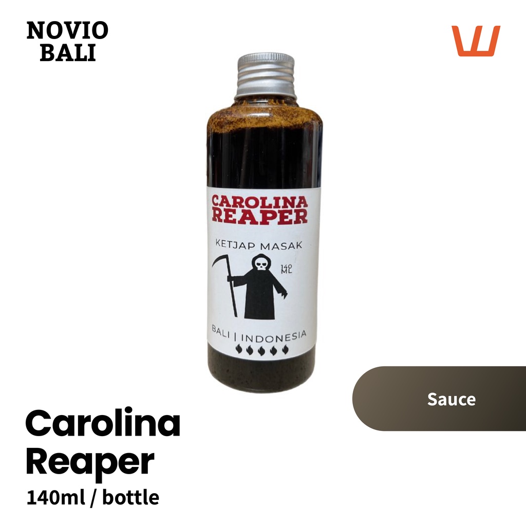 Carolina Reaper Ketjap Masak Kecap Manis Sauce Novio Bali