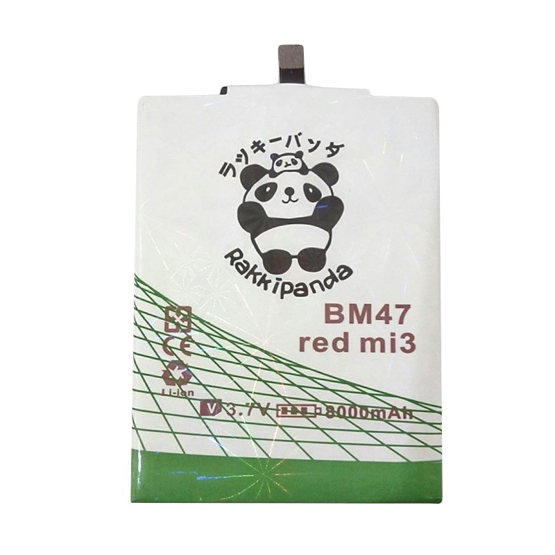 Baterai/Battery Double Power Double Ic Rakkipanda Xiaomi Redmi 3S / Redmi 4X BM47