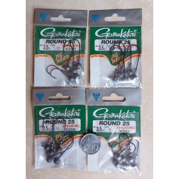 Jig Head Hook Gamakatsu Round 25