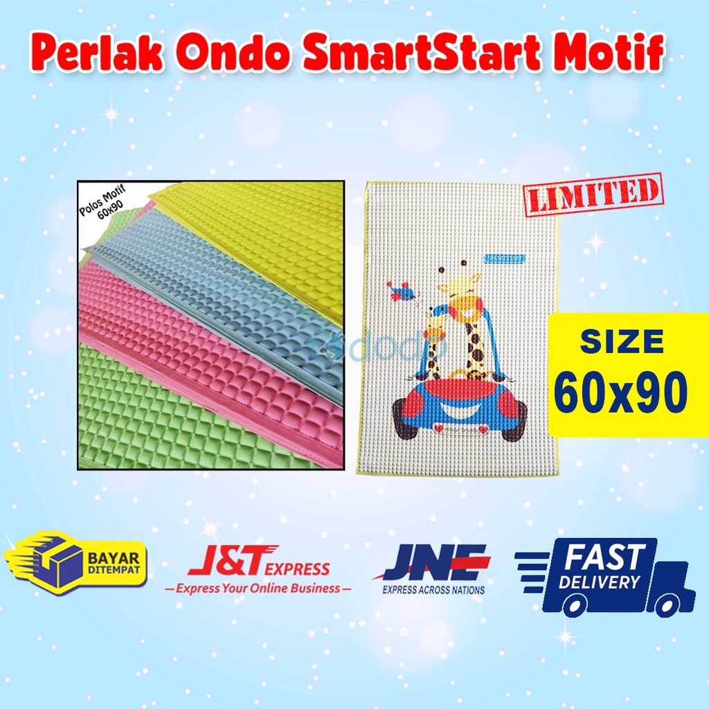 Perlak Alas Ompol Bayi Karet Smartstart Ondo Motif