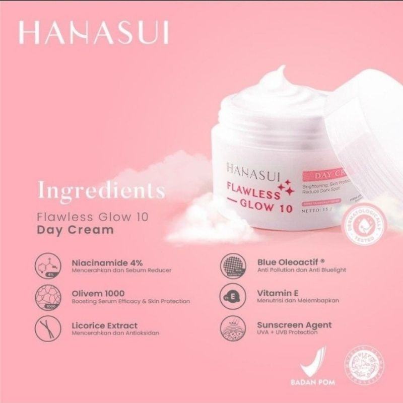 Hanasui Flawless Glow Series 4in1 - cream hanasui - Hanasui cream - Hanasui flawless