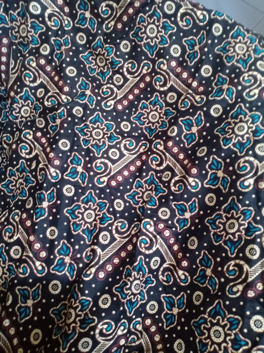 Batik Couple Keluarga Sania Ruffle Ori Ndoro Jowi Dnt Motif Mataram