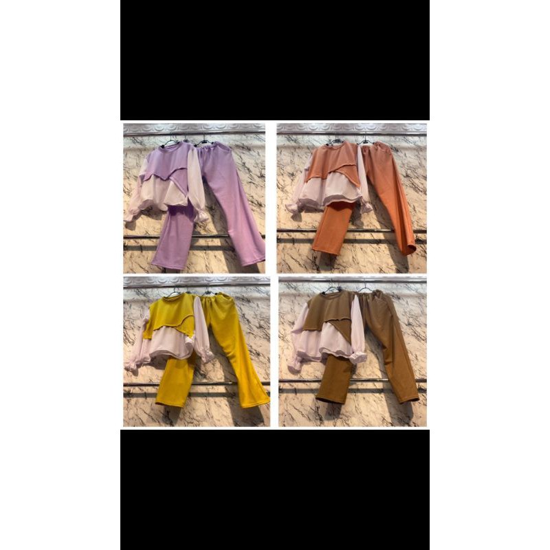 Setelan Celana Miudis Soft Rajut Import