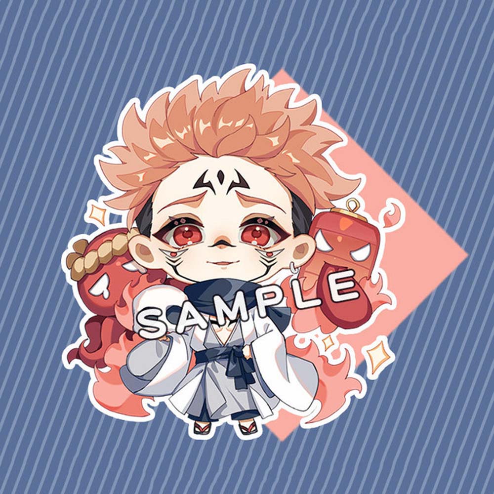 Needway  Cute Anime Jujutsu Kaisen Gifts Acrylic Keychain Yuji Itadori Kugisaki Nobara Cartoon Figure Fan Collection Kawaii Key Ring