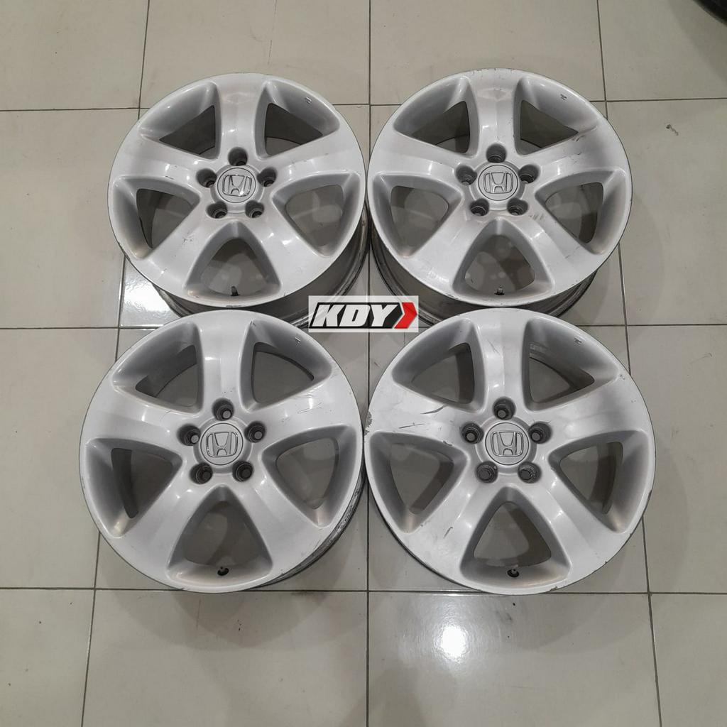 Velg Bekas Murah Original Mobil Honda CRV Ring 17 Baut 5 PCD 114,3 Silver