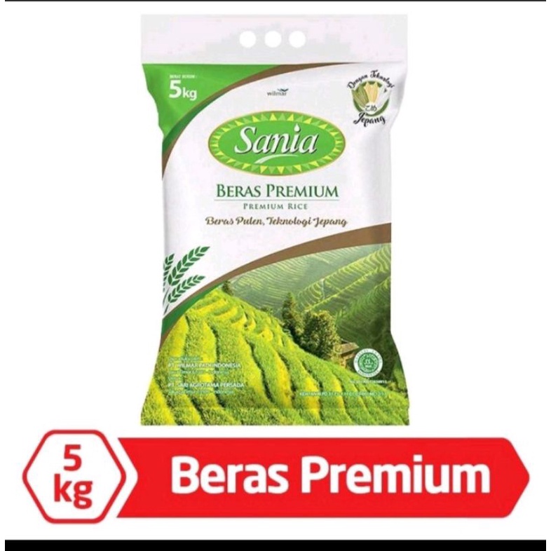 

Beras premium sania fortune 5kg