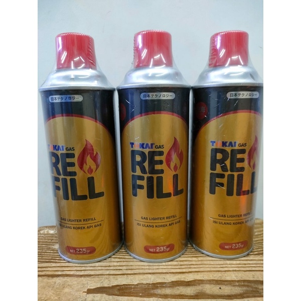 Refill Korek Api Gas Merk Tokai 235gr Original/Isi Ulang korek Gas serbaguna