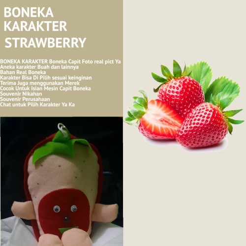 GROSIR/ECER BONEKA CAPIT MURAH STRAWBERRY
