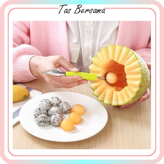 Alat Penggorek Es Buah Peeler Cetakan Buah Cocktail 127