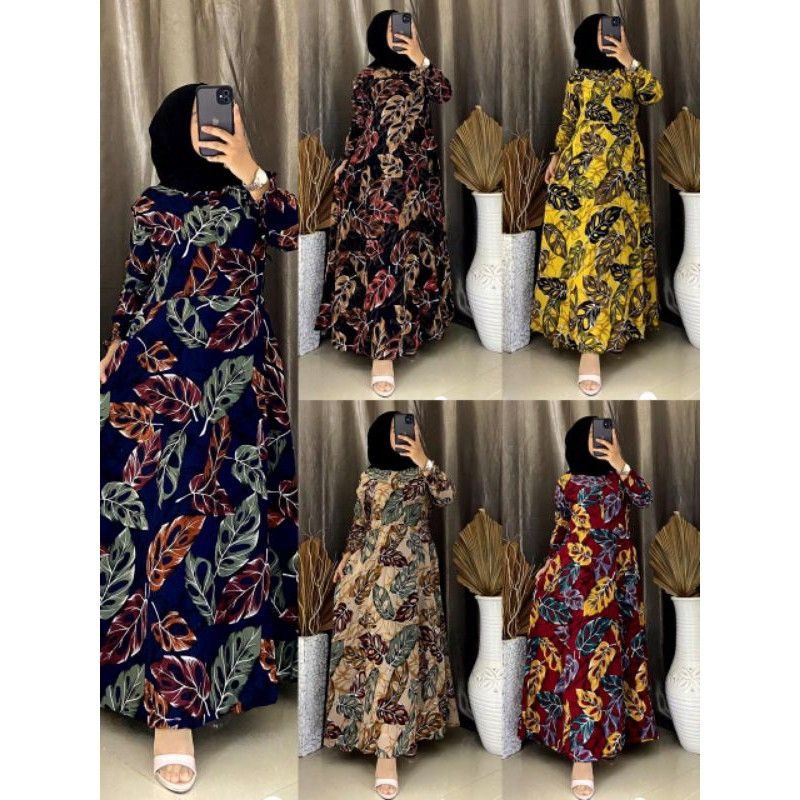 AF // GAMIS JANDA BOLONG / MOTIF BUNGA / JANDA BOLONG