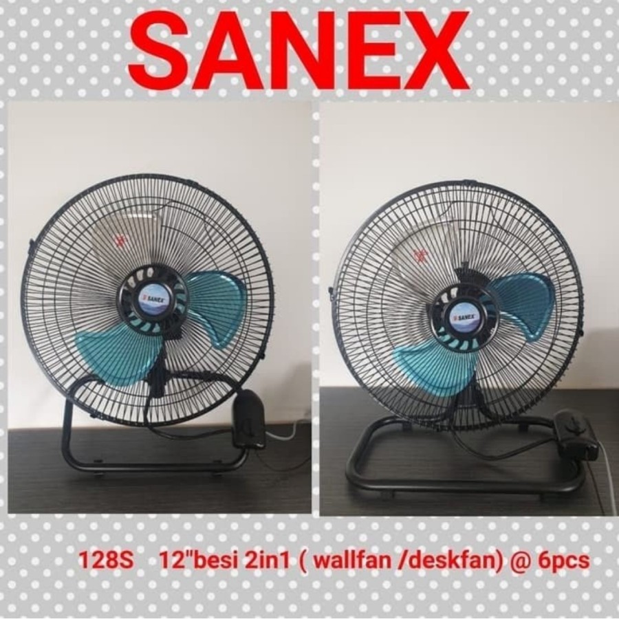 Desk Fan Sanex 2 in 1 12&quot; 128s