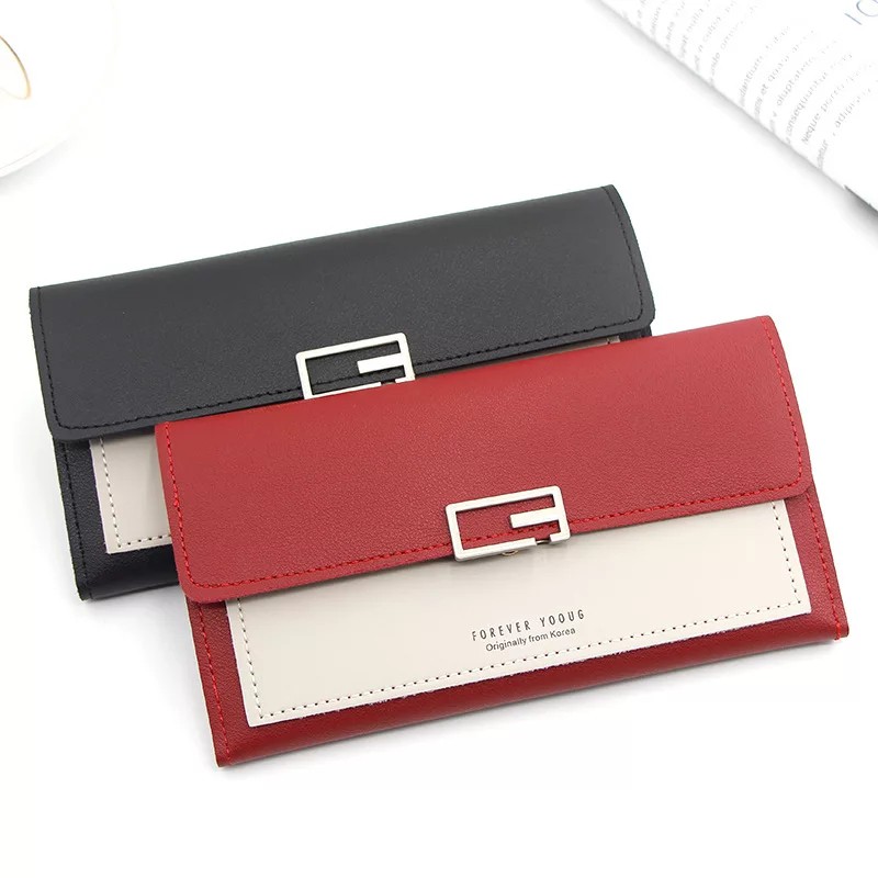 Dompet Korea Fashion Wanita KC197 Dompet wanita Panjang dompet import real pic dompet cantik A13