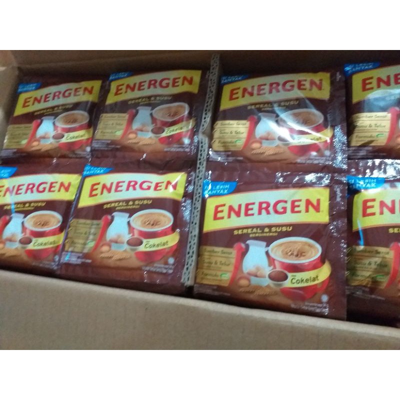 

Energen Cokelat / Sarapan Sereal / Minuman Sereal dan Susu Energen Cokelat