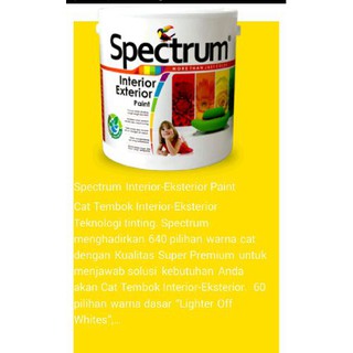  Cat Tembok Spectrum  Shopee Indonesia