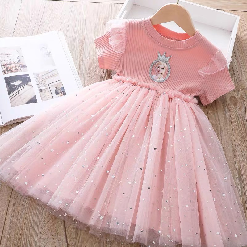 Dress Anak Bayi Frozen 2 Princess Elsa Tutu Cute Import 2-8 Tahun