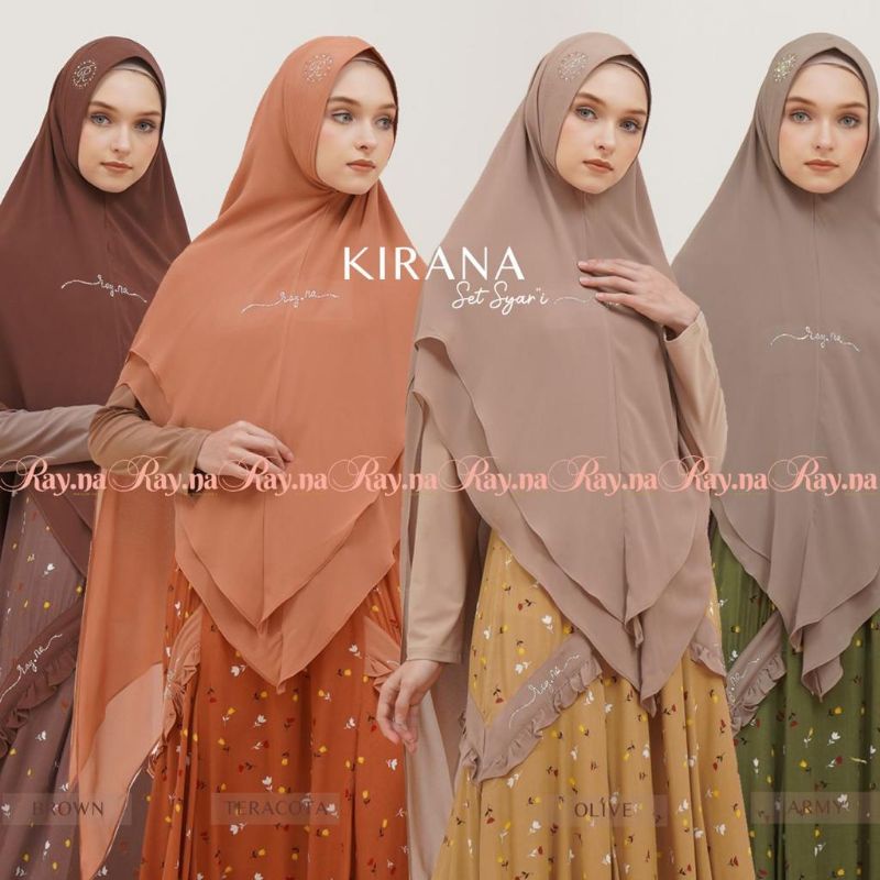 kirana set syari by rayna