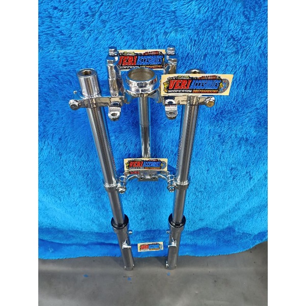 shock depan rx king new assy full crome terbaik