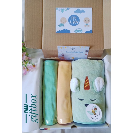 yamagiftbox hampers handuk selimut bedong bayi kado kelahiran