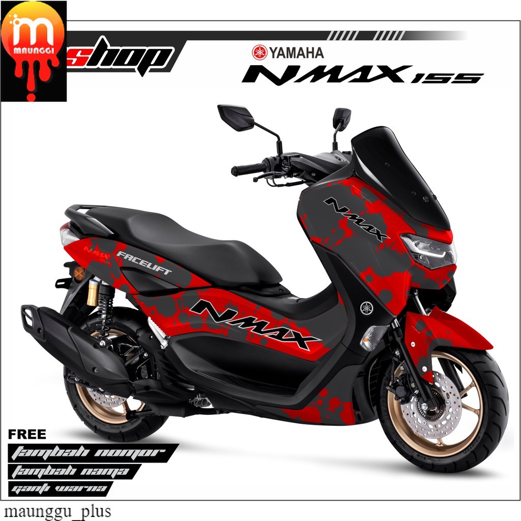 Decal new nmax full body Striping motor new nmax 2021 full variasi Stiker motor nmax 2021 2022 full 