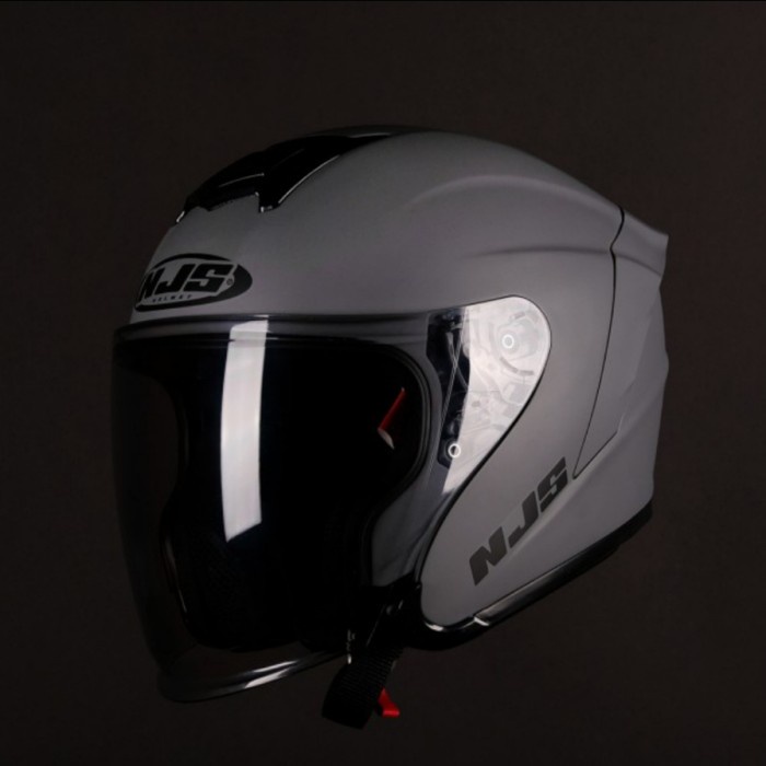 Helm NJS Kairoz Grey Doff Glossy