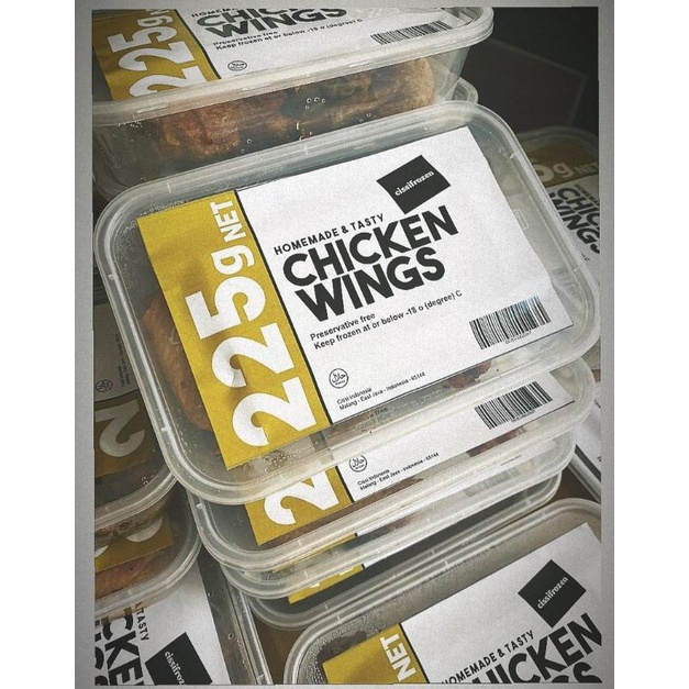 

Chicken Wings Frozen Original 255Gram Frozenfood / Ayam Gurih/ Siap Masak Beku