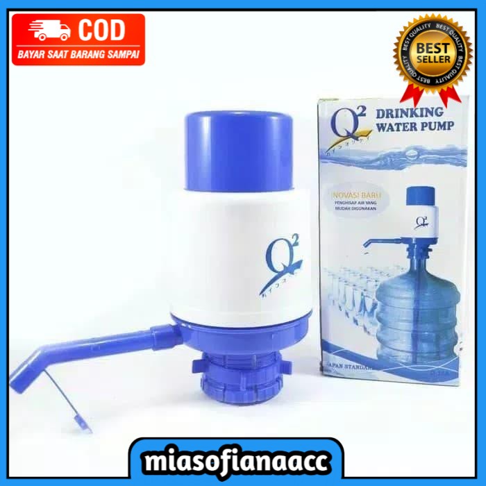 (COD) Pompa Galon Manual Q2 Drinking Water Pump Q-168 Murah Bisa COD