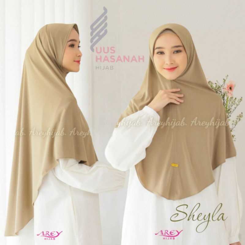 [ Original Arey ] SHEYLA ••hijab instan non pad••hijab simple••hijab instan jersey rubika