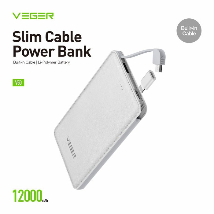 Power Bank VEGER 12000 Mah