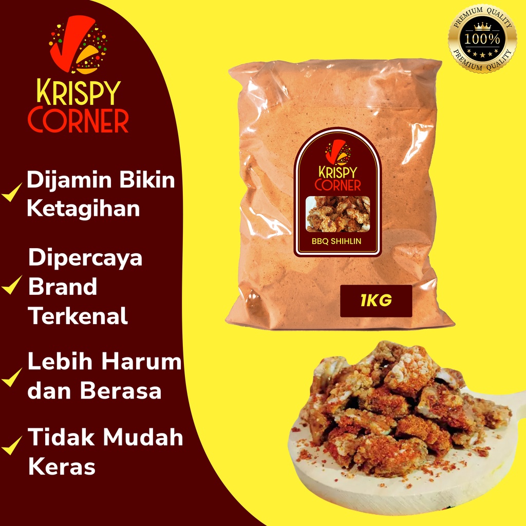 

Bumbu Tabur BBQ Shihlin Penyedap Aneka Snack Ayam Jamur Instan Rasa BBQ Barbeque Shihlin 1Kg