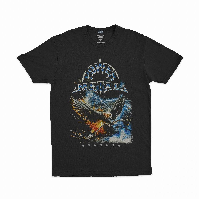 Ready Stock - Tshirt Power Metal - Angkara
