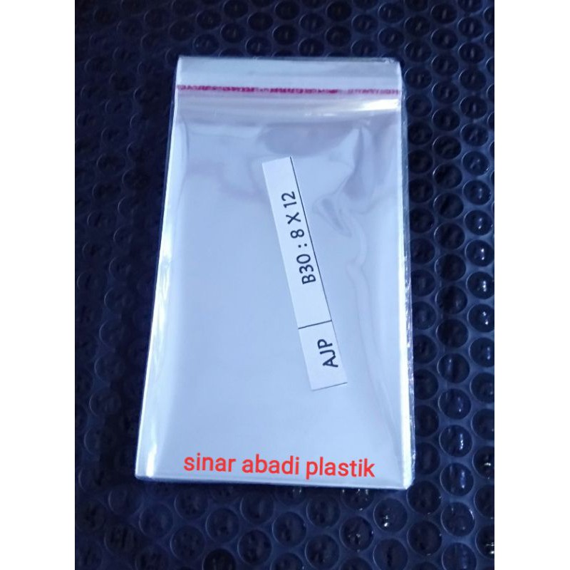 Plastik Opp 8x12/Plastik rekatan/Plastik Lem