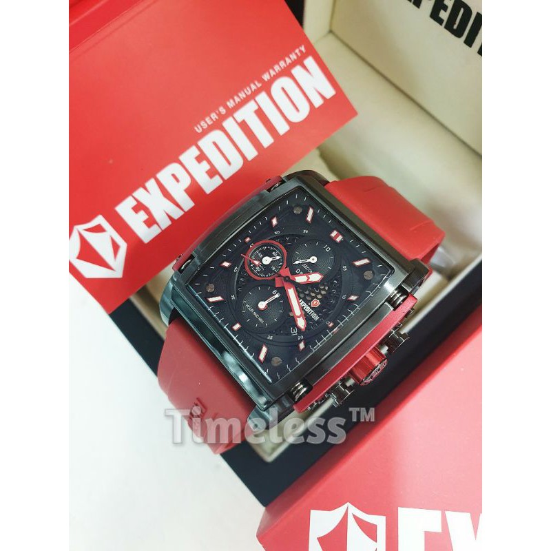 Jam tangan pria expedition E 6798 M Red