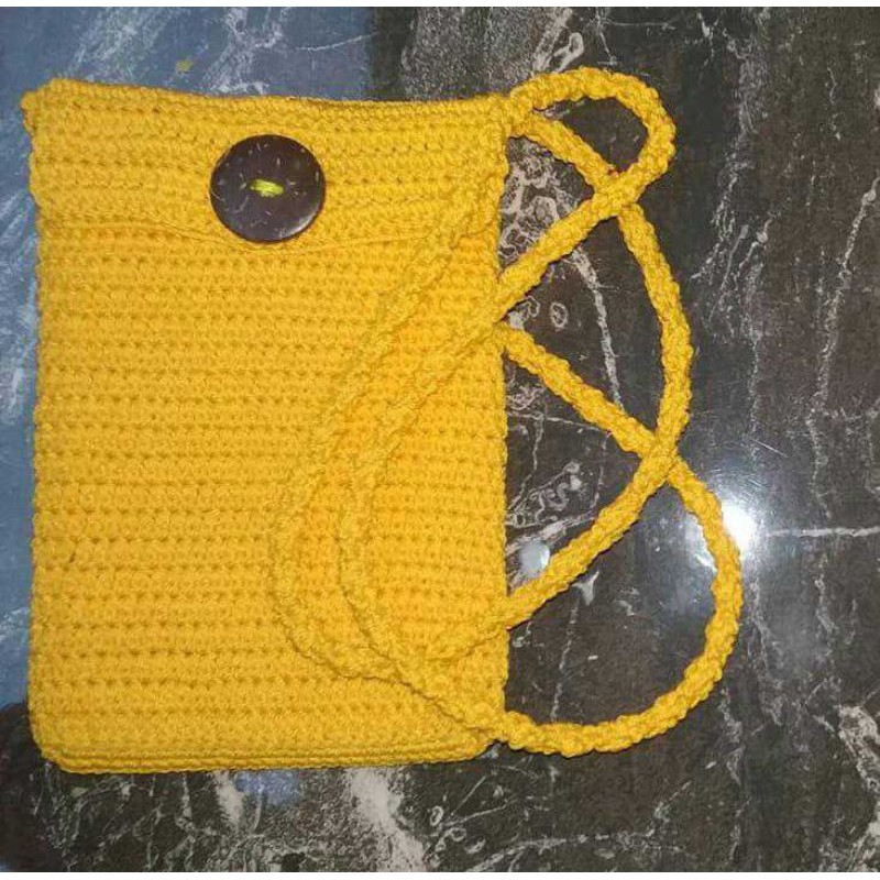 Tas Selempang Rajut Mini