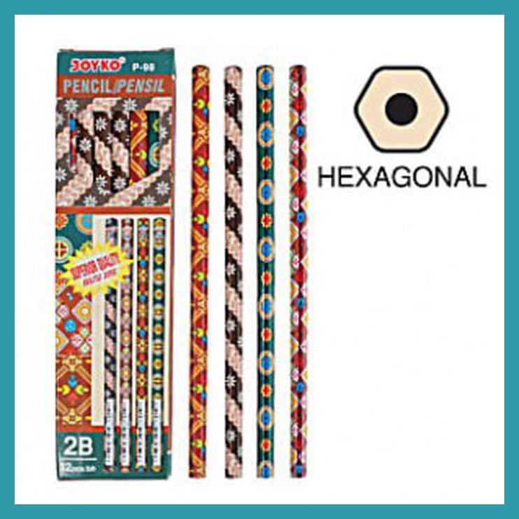

JOYKO PENSIL 2B BATIK P-98 (PACK 12 PCS)