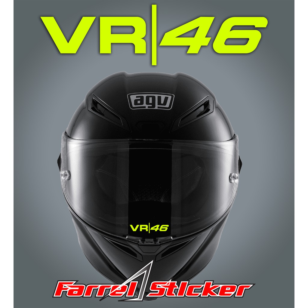 stiker VR 46 sticker VR46 visor