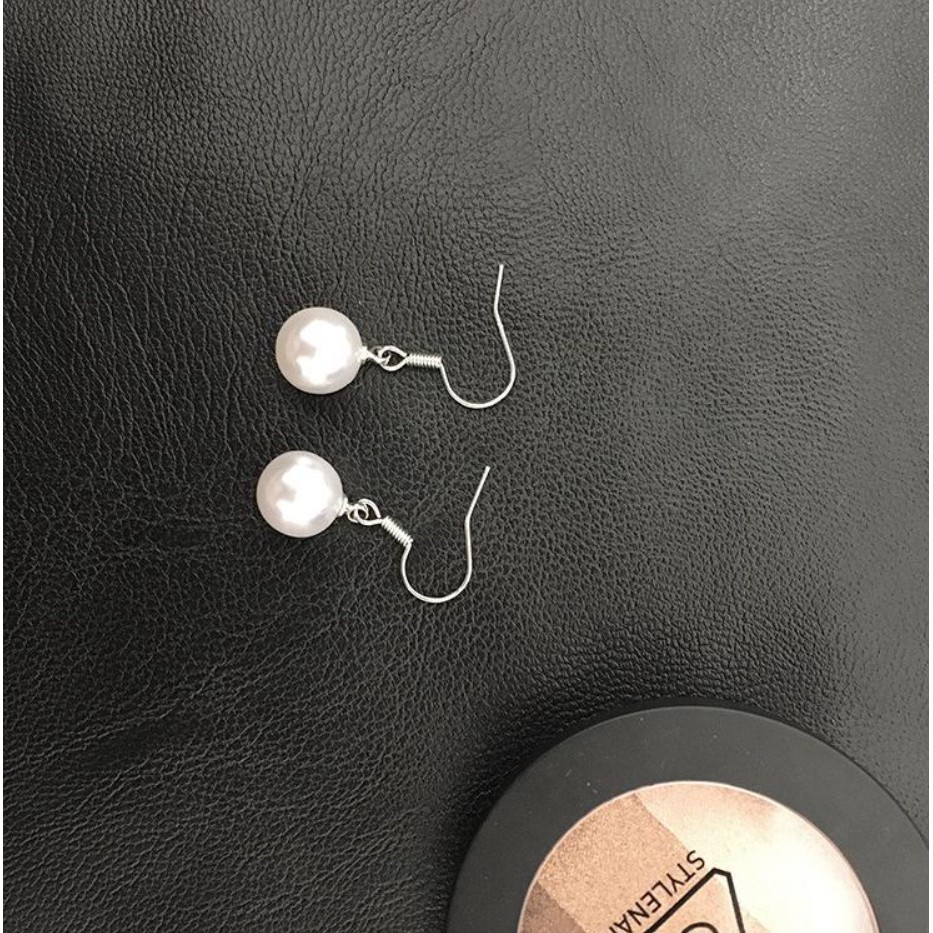 Anting Gantung B263 HOOK PEARL Gaya Korea Fashion Kristal Women Earring Aksesoris Mutiara Wanita