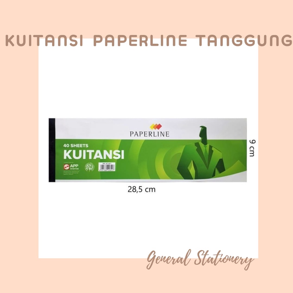 

Paperline Kuitansi Sedang / Tanggung KT 40-T / Pcs